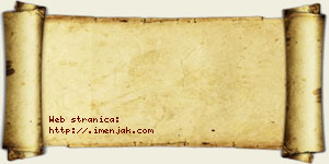 Jana Đaković vizit kartica